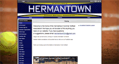 Desktop Screenshot of hermantownfastpitch.org