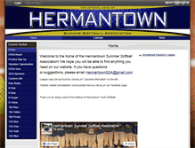 Tablet Screenshot of hermantownfastpitch.org